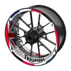 SEFIS one-piece wheel decals TRIUMPH