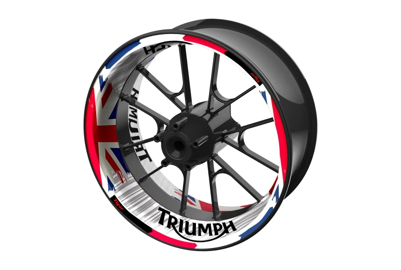 SEFIS one-piece wheel decals TRIUMPH