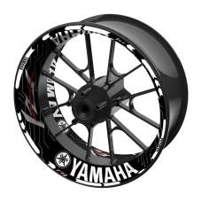 SEFIS jednodílné polepy na kola YAMAHA FZ1 černo-bílá SEFIS jednodílné polepy na kola YAMAHA FZ1 černo-bílá