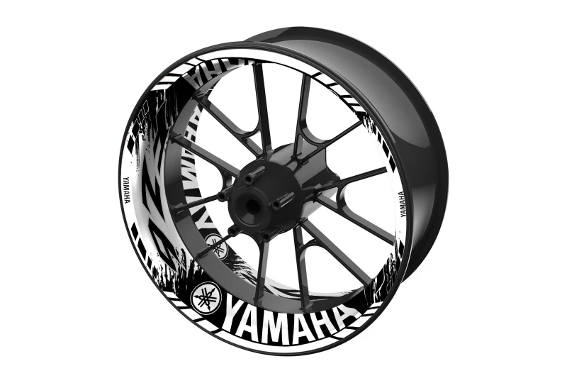 SEFIS one-piece wheel decals YAMAHA FZ6