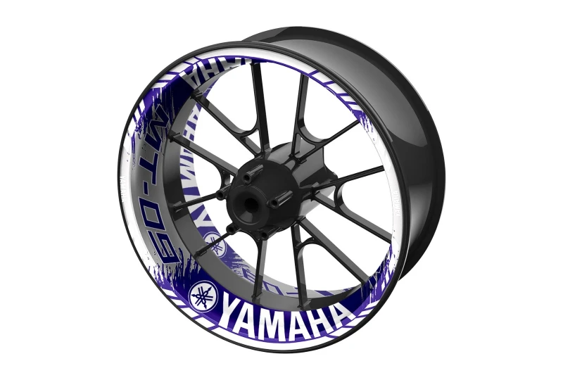 SEFIS one-piece wheel decals YAMAHA MT-09