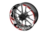 SEFIS one-piece wheel decals YAMAHA YZF-R1 black-white