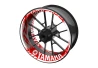 SEFIS one-piece wheel decals YAMAHA YZF-R6