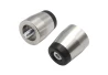 SEFIS Lead steel handlebar ends weights Kawasaki - silver