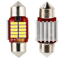 SEFIS sufit LED bulb 28mm 12V C5W 10SMD CANBUS white SEFIS sufit LED bulb 28mm 12V C5W 10SMD CANBUS white