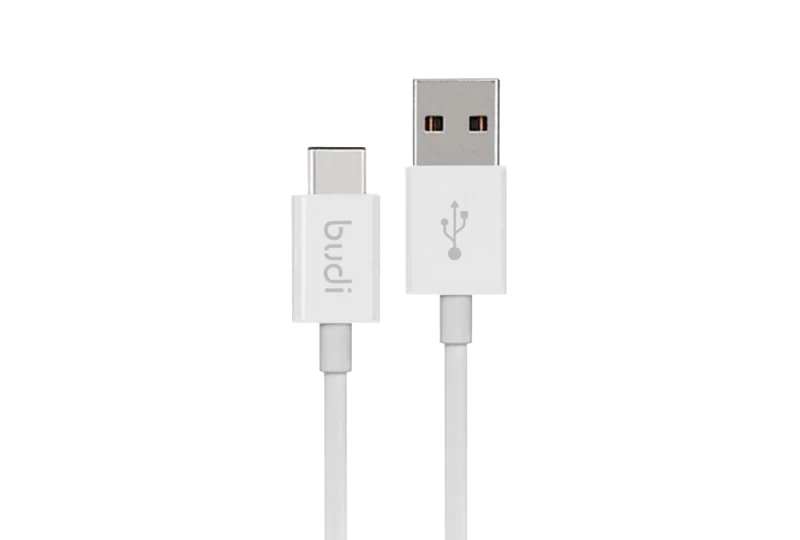 SEFIS Budget charging data cable with USB-A and USB-C connectors 1.2 m white