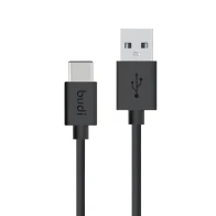 SEFIS Budget charging data cable with USB-A and USB-C connectors 1.2 m black