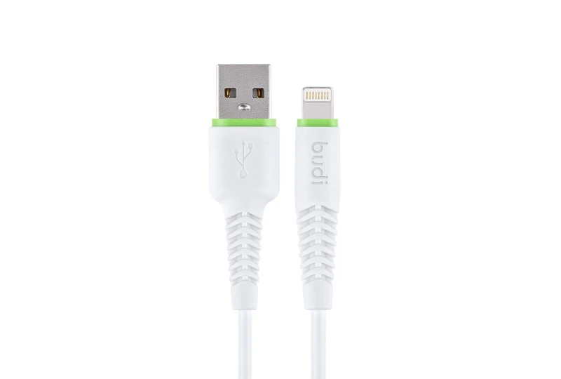 SEFIS charging data cable GR2 with connectors USB-A and Lightning 1,2m white