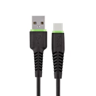 SEFIS charging data cable GR2 with connectors USB-A and USB-C 1,2m black 