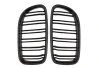 Front grill mask Double-line BMW 3 E90/91 2009-2012 carbon on the car