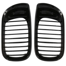 Front grill mask single BMW 3 E46 2001-2006 FACELIFT black