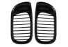 Front grill mask single BMW 3 E46 2001-2006 FACELIFT black on the car