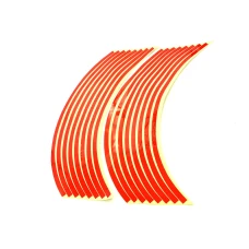 SEFIS Complete Strips Wheel Motorcycle reflective red SEFIS Complete Strips Wheel Motorcycle reflective red