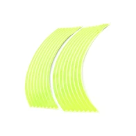 SEFIS Complete Strips Wheel Motorcycle reflective fluo green