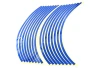 SEFIS Complete Strips Wheel Motorcycle reflective blue