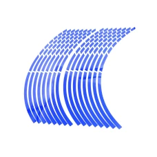 SEFIS Divided strips wheel motorcycle reflective blue SEFIS Divided strips wheel motorcycle reflective blue
