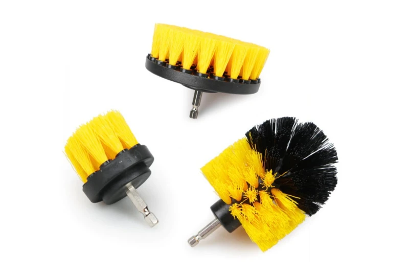 SEFIS set of 3 brush attachments for a drill - medium