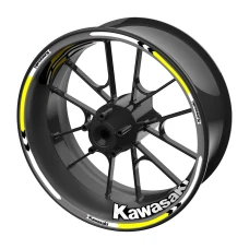 SEFIS sada barevných proužků EASY na kola Kawasaki yellow SEFIS sada barevných proužků EASY na kola Kawasaki yellow
