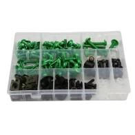 SEFIS set of screws for fairing M5 M6 190 ks green