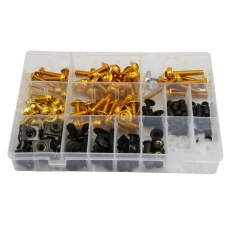 SEFIS set of screws for fairing M5 M6 190 ks gold SEFIS set of screws for fairing M5 M6 190 ks gold