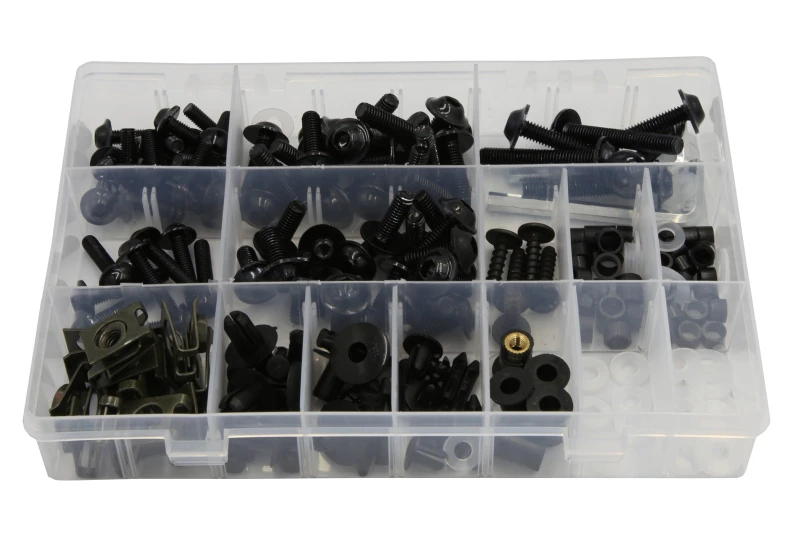 SEFIS set of screws for fairing M6 M5 190 ks black