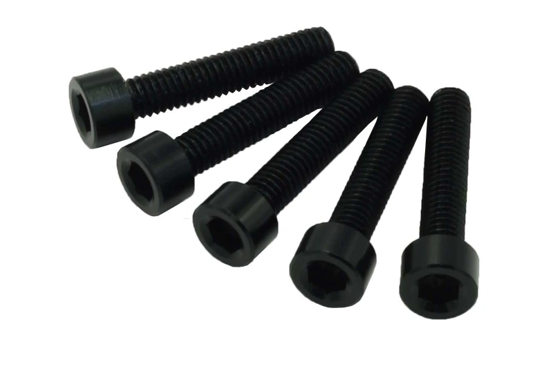 SEFIS screws CNC 7075 M6 30mm 5pcs black