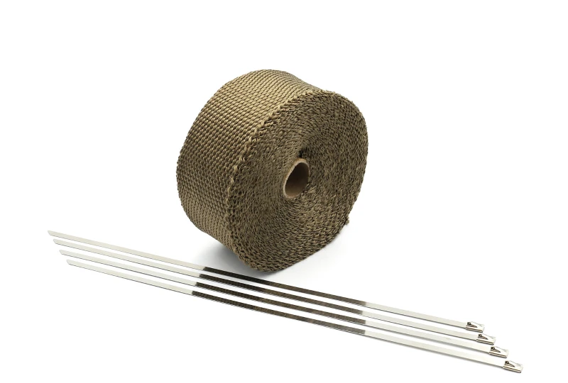 SEFIS titanium Exhaust Wrap 10m bronze