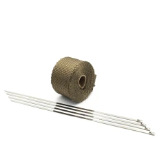 SEFIS titanium Exhaust Wrap 5m bronze