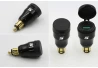 SEFIS 2x USB socket - charger DIN HELLA QC 3.0 USB-A USB-C for a motorcycle