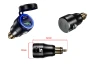 SEFIS 2x USB socket - charger DIN HELLA QC 3.0 USB-A USB-C for a motorcycle
