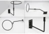 SEFIS 360° helmet holder on the wall black for the household