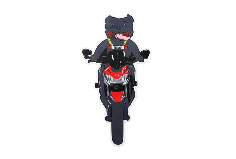 SEFIS Sefis sticker - Staffordshire bull terrier for bikers