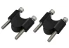 SEFIS Arc 20 handlebar riser moves up black for a motorcycle