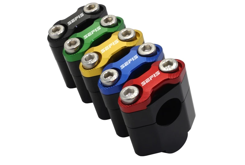SEFIS Arc 20 handlebar risers 22mm for a motorcycle