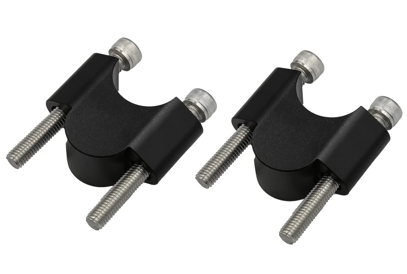 SEFIS Arc 30 handlebar riser moves up black for a motorcycle