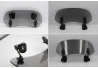 SEFIS B L plexi adapter raise smoke PC for a motorcycle