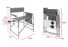 SEFIS Basic folding camping chair with table and drink holder 