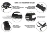 SEFIS C18 motorcycle wheel chock for a motorcycle