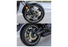 SEFIS wheel stripes for motorcycles -Gloss - fluo green for a motorcycle