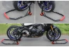 SEFIS D18 front and rear motorcycle stand set - red for a motorcycle