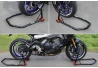 SEFIS D18 universal front motorcycle stand - black for a motorcycle