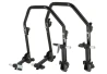 SEFIS D20U foldable mobile motorcycle stand front and rear set for a motorcycle