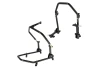 SEFIS D20U foldable movable paddock stands front head lift and rear set for a motorcycle