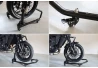 SEFIS D20U foldable movable paddock stands front head lift and rear set for a motorcycle