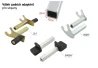 SEFIS D20U foldable mobile motorcycle stand front and rear set for a motorcycle