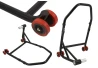 SEFIS D22 single right-sided swing arm rear paddock stand for a motorcycle
