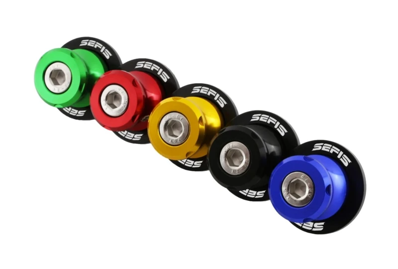 SEFIS Evo swingarm bobbins M6 for a motorcycle