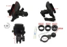SEFIS EW 2 phone holder with wireless charging and clamp for a motorcycle