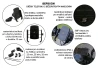 SEFIS EW phone holder with wireless charging and clamp for a motorcycle