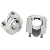 SEFIS Flat 22 handlebar riser 28,6mm - silver